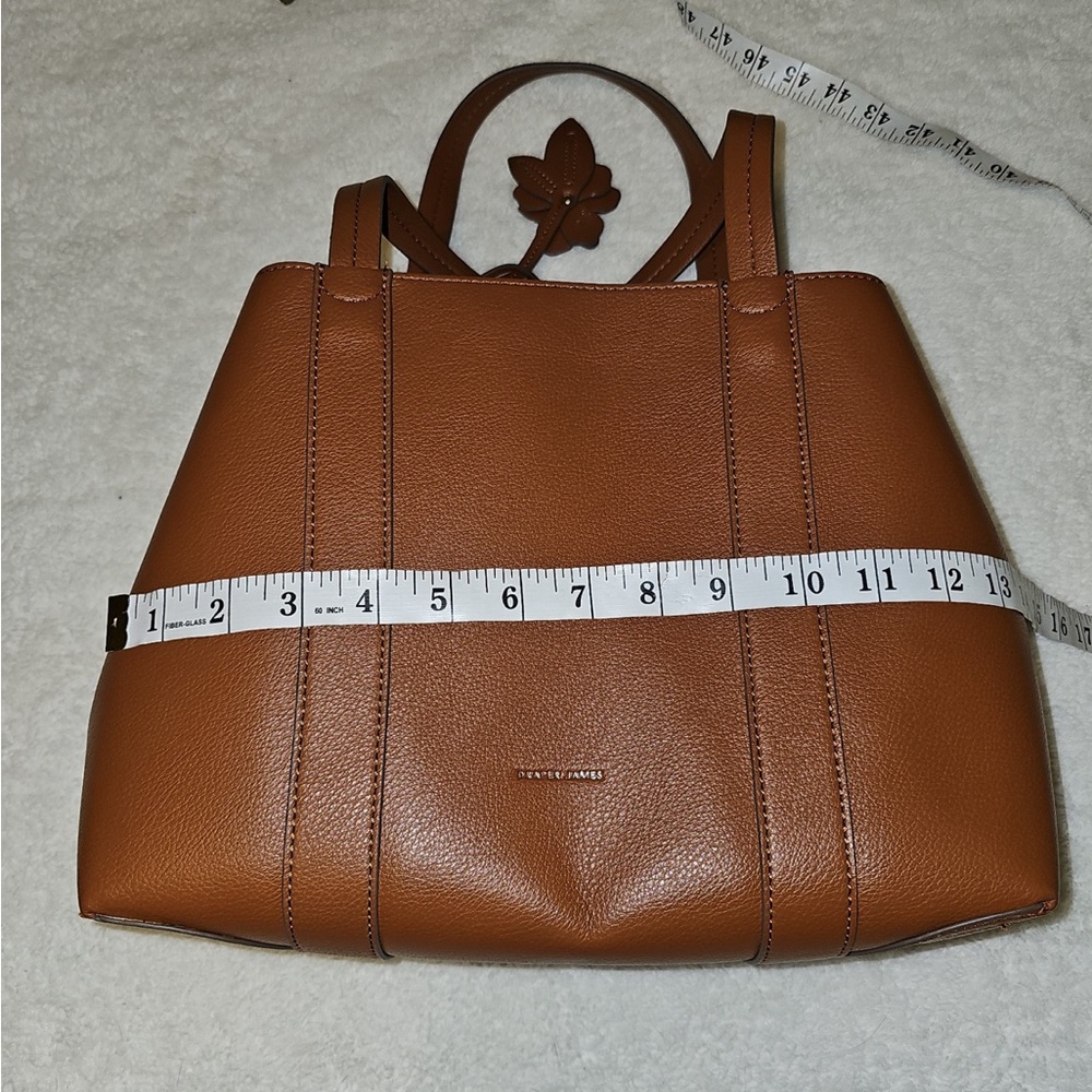 Draper James Elle tan Tote with floral interior design & magnolia tote - Picture 4 of 9